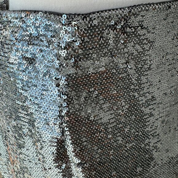 Gap Party Sequin Mini Skirt Holiday sz 4 petite - Picture 4 of 9